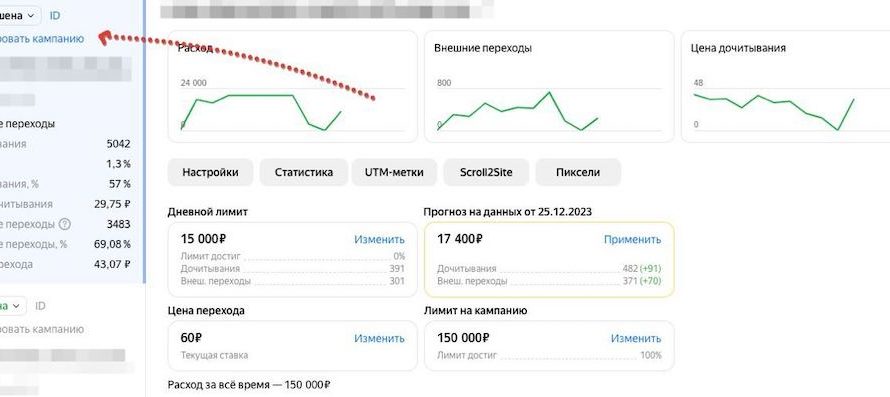 В кабинете ПромоСтраниц появилась возможность дублирования кампаний